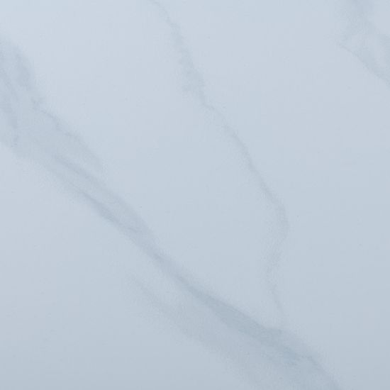 Bari 6-8 Seater White Ceramic Extending Dining Table with Black Star Base - 140cm-180cm